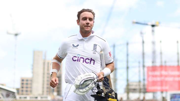 Stuart Broad is playing his final match in international