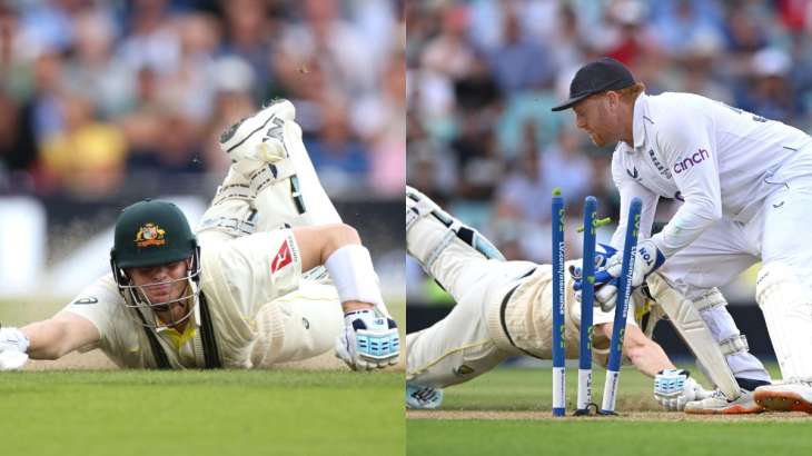 Steve Smith survived a controversial run out call on Day 2