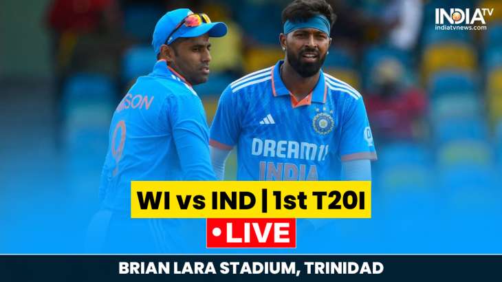 IND vs WI 1st T20I Live