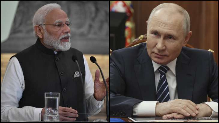 Prime Minister Narendra Modi and Russian President Vladimir