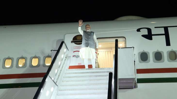 PM Modi departs from South Africa after conclusion of BRICS