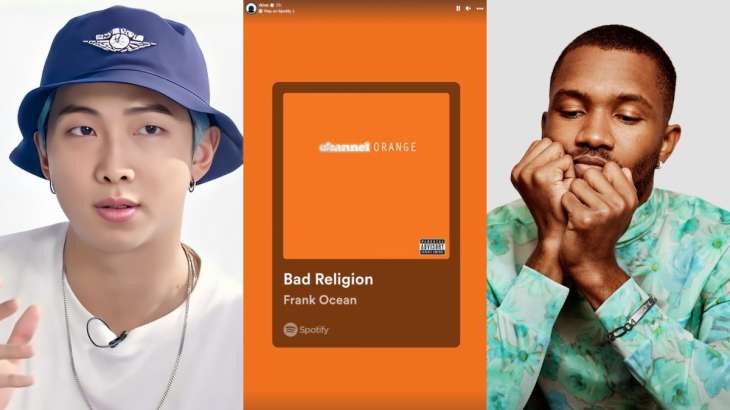 BTS’ RM sparks outrage for sharing Frank Ocean’s song 