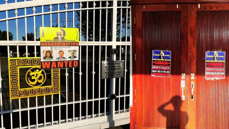 Hindu temple vandalised with Khalistan referendum posters