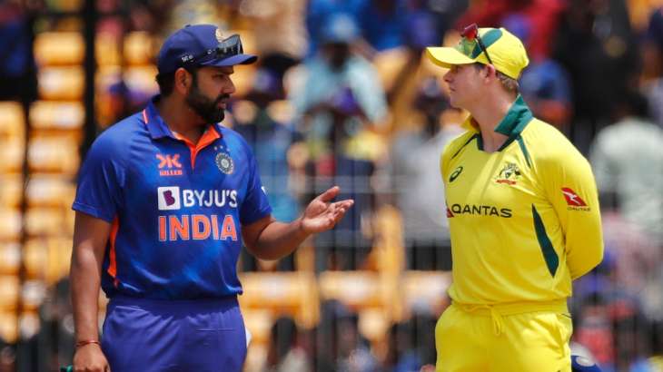 India will take on Australia in a three-match ODI series