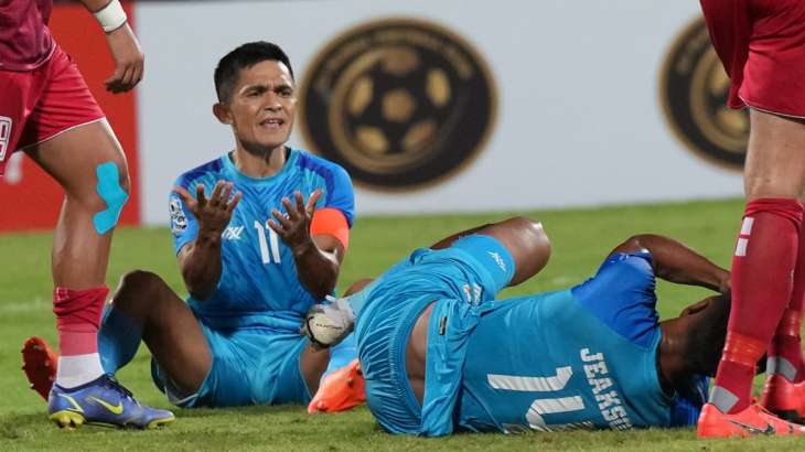 Sunil Chhetri-led Indian men's football side could only