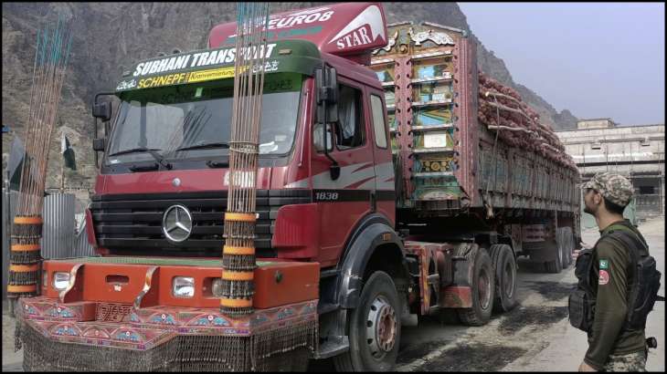 The Torkham border crossing reopened for transit on Friday