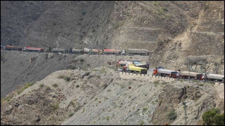 The Torkham border crossing, considered a key transit point