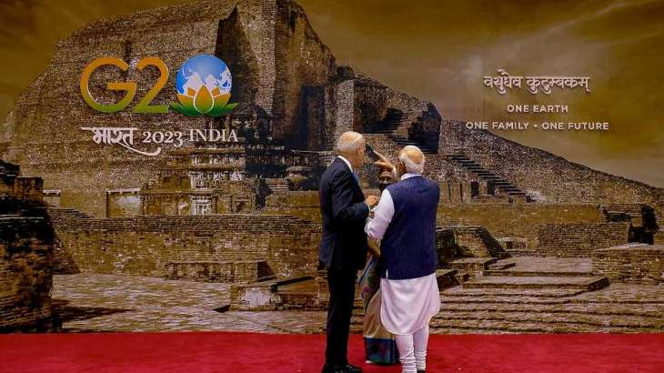 PM Modi with US President Joe Biden explaining significance