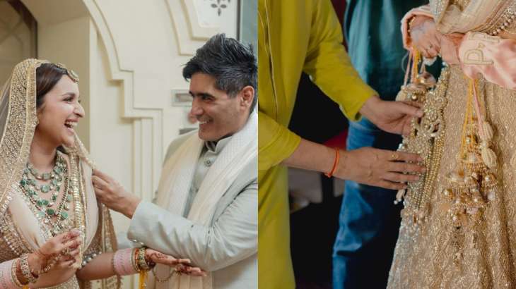 Manish Malhotra revealed that Parineeti Chopra added her nani's challa to her bridal lehenga.