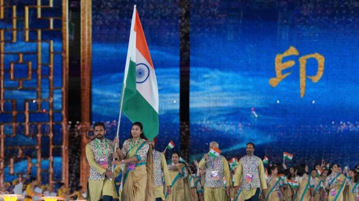 Indian contingent at Asian Games 2023