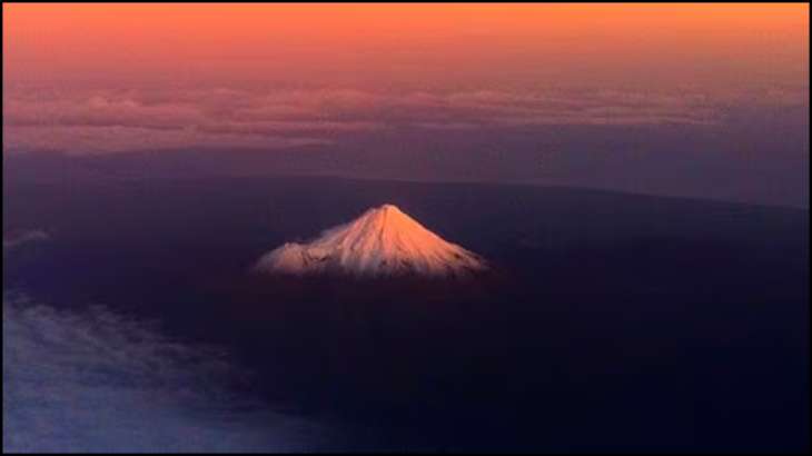 Mount Taranaki in New Zealand