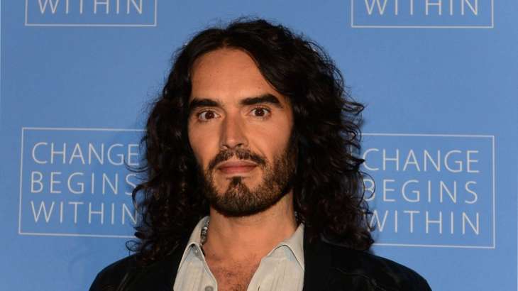 British comedian and actor Russell Brand 