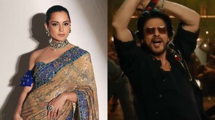 Kangana Ranaut and Shah Rukh Khan 