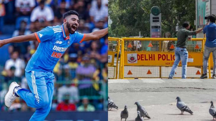 Mohammed Siraj was given a free licence for overspeeding by