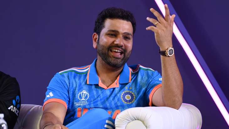 Rohit Sharma was taken aback by a bizarre question during