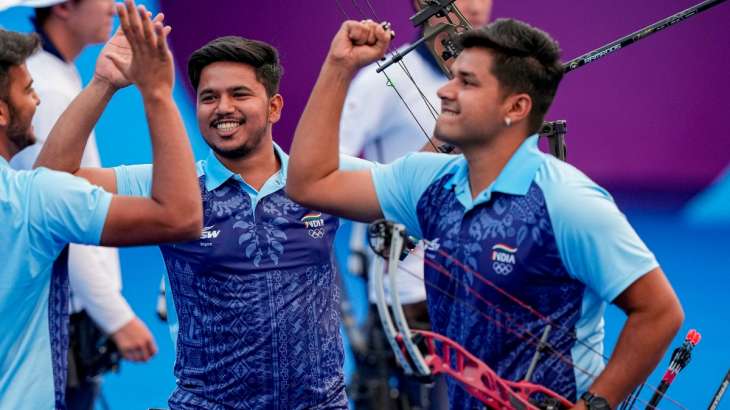 Ojas Deotale (L) and Abhishek Verma (R) ensured a double
