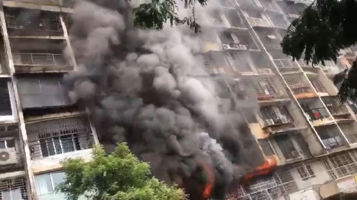 Mumbai, Santoor Building, Santoor Building Fire, Maharashtra