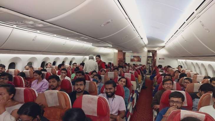 The second flight carrying Indian nationals from Israel to