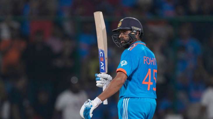 Rohit Sharma vs Afghanistan in WC 2023 in Delhi on October