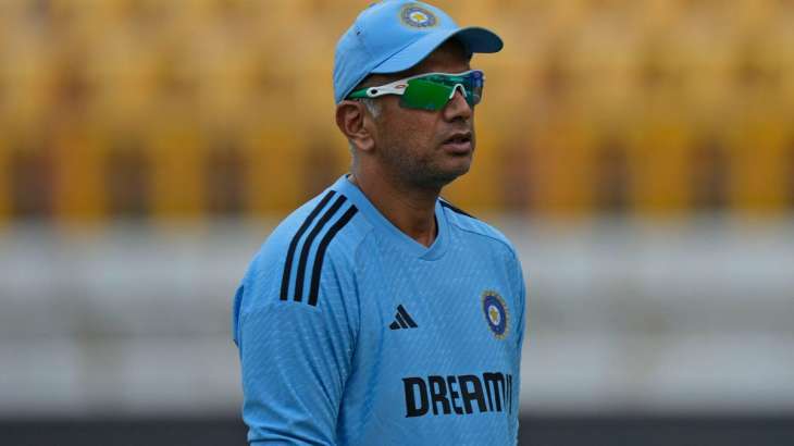 Rahul Dravid during India vs Australia ODI series in Sep