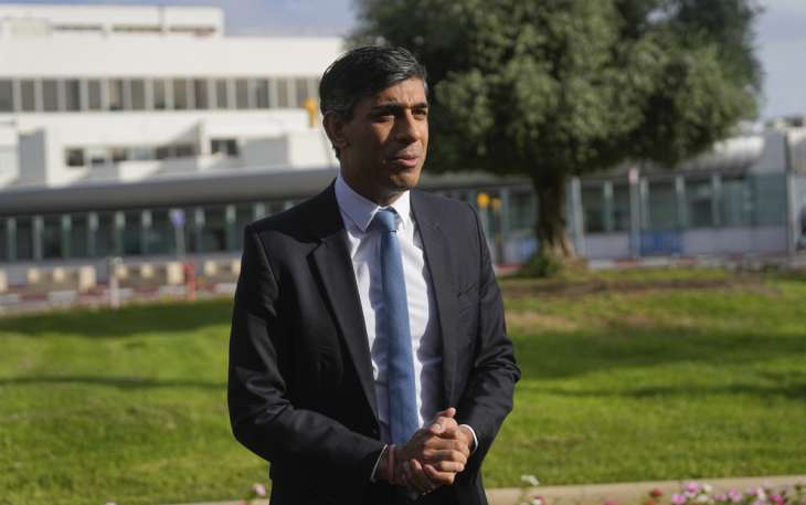 British Prime Minister Rishi Sunak