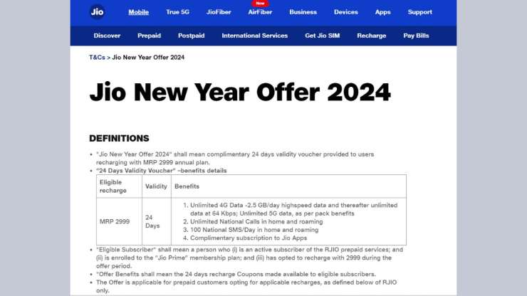Happy New Year Offer 2024 - India Tv