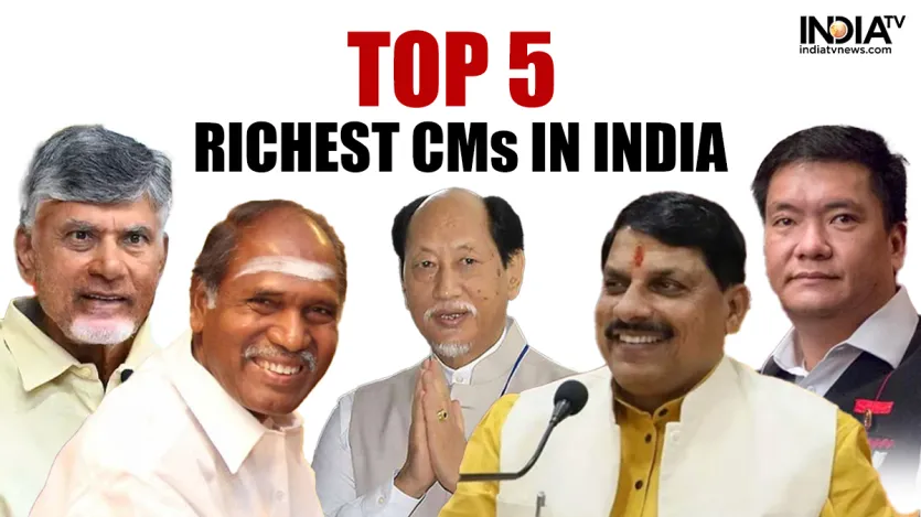 Association for Democratic Reforms (ADR) & National Election Watch (NEW) have prepared a list of the richest incumbent chief ministers in India. The list has been prepared based on the self-sworn affidavits of all the 31 current Chief Ministers in State Assemblies and Union Territories. Association for Democratic Reforms (ADR) & National Election Watch (NEW) have prepared a list of the richest incumbent chief ministers in India. The list has been prepared based on the self-sworn affidavits of all the 31 current Chief Ministers in State Assemblies and Union Territories.