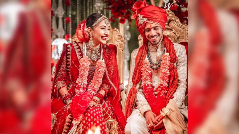 Yuzi and Dhanashree tied the knot in December 2020 in Gurugram after their love story began during the COVID-19 pandemic when the leg-spinner enrolled in the latter's YouTuber dance classes.
Yuzi and Dhanashree tied the knot in December 2020 in Gurugram after their love story began during the COVID-19 pandemic when the leg-spinner enrolled in the latter's YouTuber dance classes.