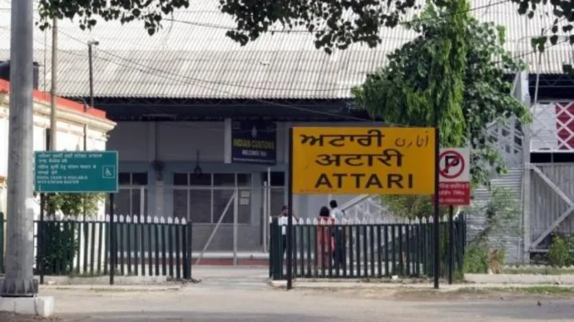 We are talking about Attari Railway Station or Attari Sham Singh Railway Station. The station is located Amritsar district of the Punjab near the India-Pakistan border. It serves Attari and Wagah Border with Pakistan.
