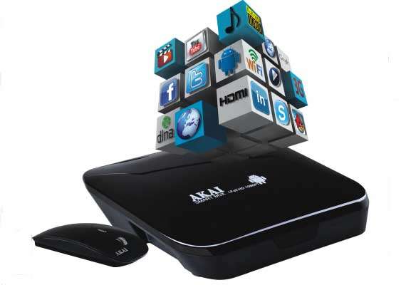 akai launches smart box at rs 6 590