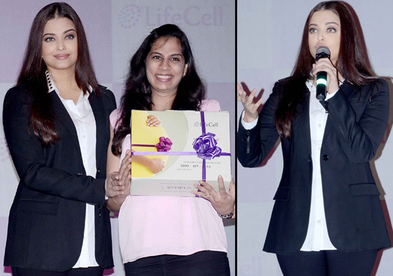 aishwarya rai bachchan promotes stem cell banking view pics