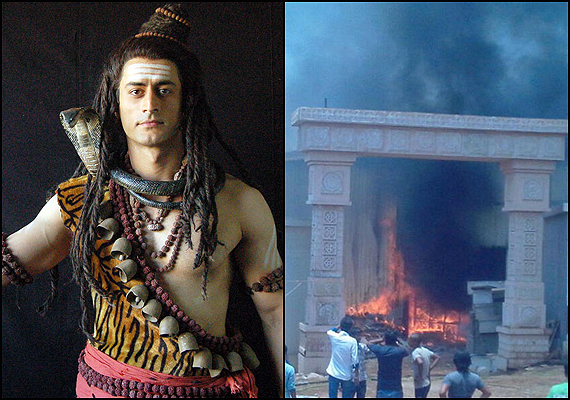 fire on devon ke dev mahadev set no injuries see pic