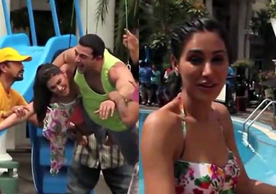 Nargis Fakhri Sex Video - Nargis Fakhri caught screaming expletives in 'Main Tera Hero' making clip  (watch video) | Bollywood News â€“ India TV