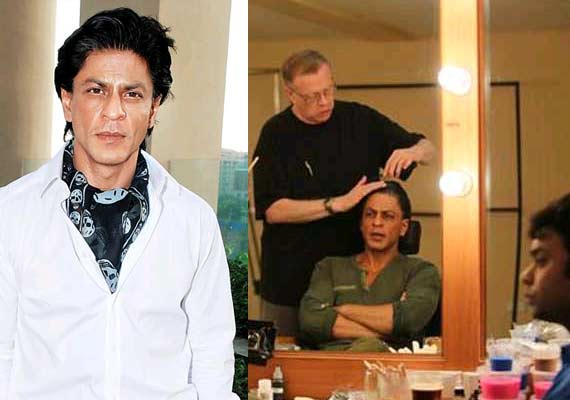 shah rukh khan s fan look a challenge for oscar winnner greg cannom view pics