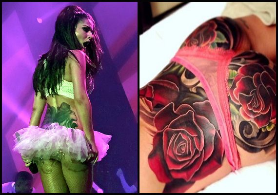 CHERYL COLE TATTOOS PICTURES IMAGES PICS PHOTOS OF HER TATTOOS
