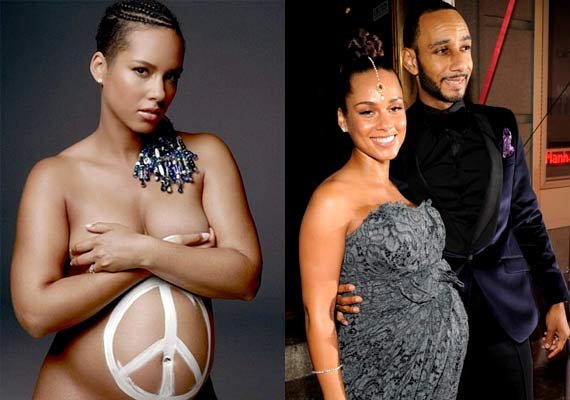 570px x 400px - Pregnant Alicia Keys posts nude photo for a cause | Hollywood News â€“ India  TV