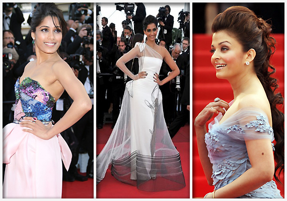 aishwarya sonam freida to walk cannes red carpet