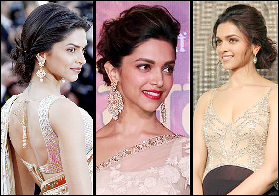 Deepika Padukones iconic lowrise bun paired with a sequinned Sabyasachi  sari is a lesson in bridal beauty  Vogue India