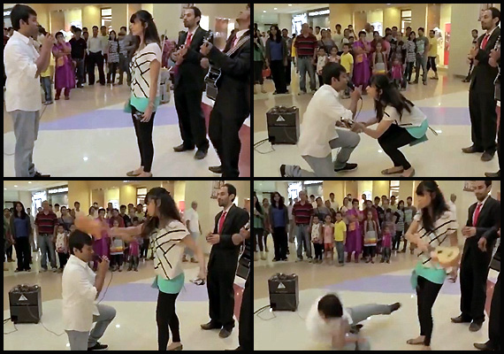 girl bashes the guy for proposing her watch video