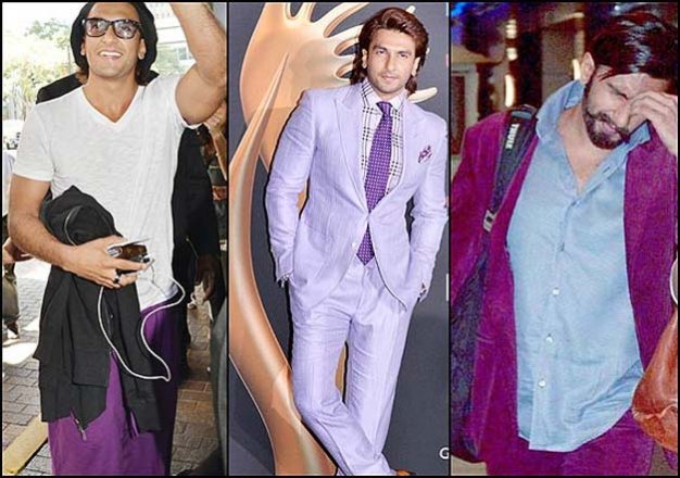 Ranveer Singh is perfection in purple suit, pink shoes and tinted