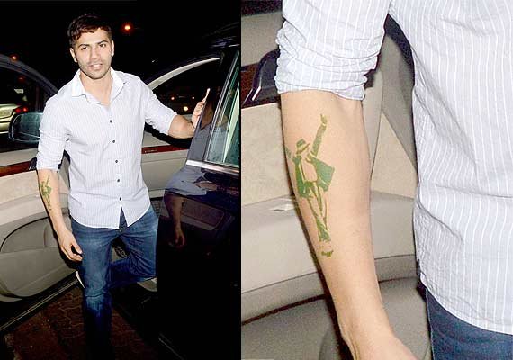 Varun Dhawan copies Dwayne Johnson replicates his tattoo for new song   Entertainment NewsThe Indian Express