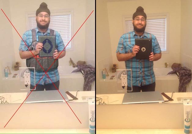 Canadian Sikh photoshopped to look like a Paris attacker