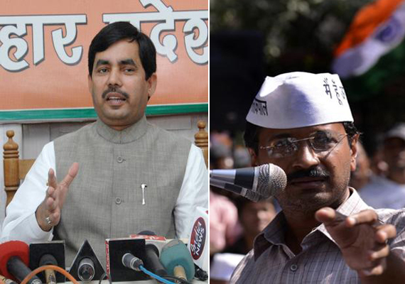 shahnawaz targets kejriwal for corruption charge on gadkari