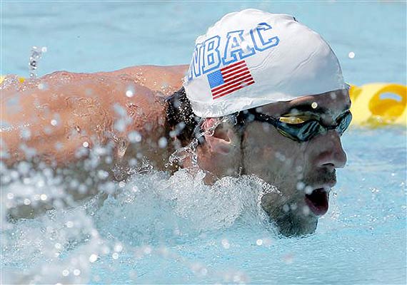 Michael Phelps loses to Lochte in comeback meet