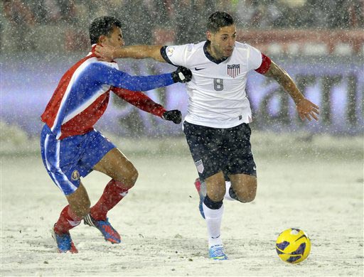 United States men's soccer beats Costa Rica 1-0 in snow storm