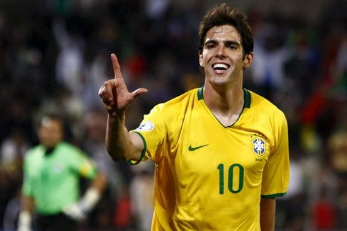 Brazil National Soccer Team 10 KAKA Home Jersey