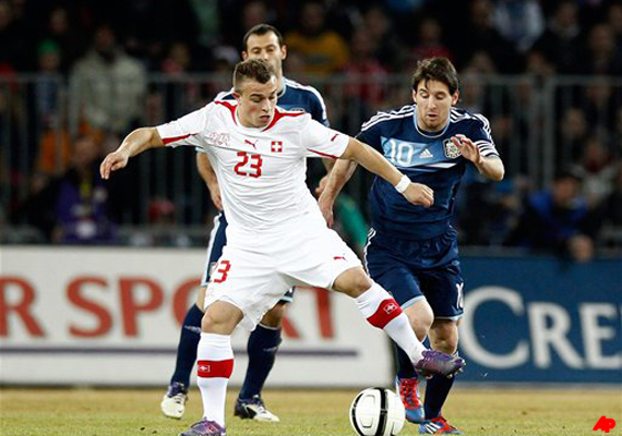 messi scores 3 argentina beat switzerland 3 1