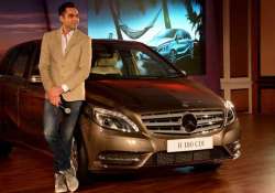 abhay deol launches mercedes benz b class diesel car