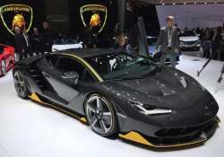 lamborghini unveils limited edition centenario at geneva motor show