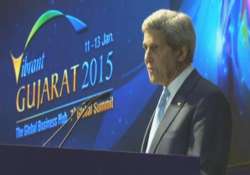 vibrant gujarat summit make in india win win opportunity says john kerry